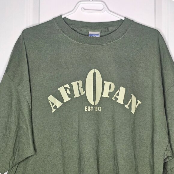 Men's Army Green Short Sleeve T-Shirt, 2XL, 100% Cotton - Picture 10 of 10